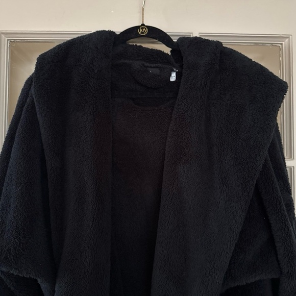 BumbleBella by Jill Martin black hooded sweater coat - Picture 3 of 5